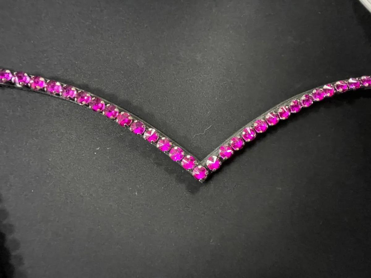 Налобник 💎 Crystal V Fuchsia