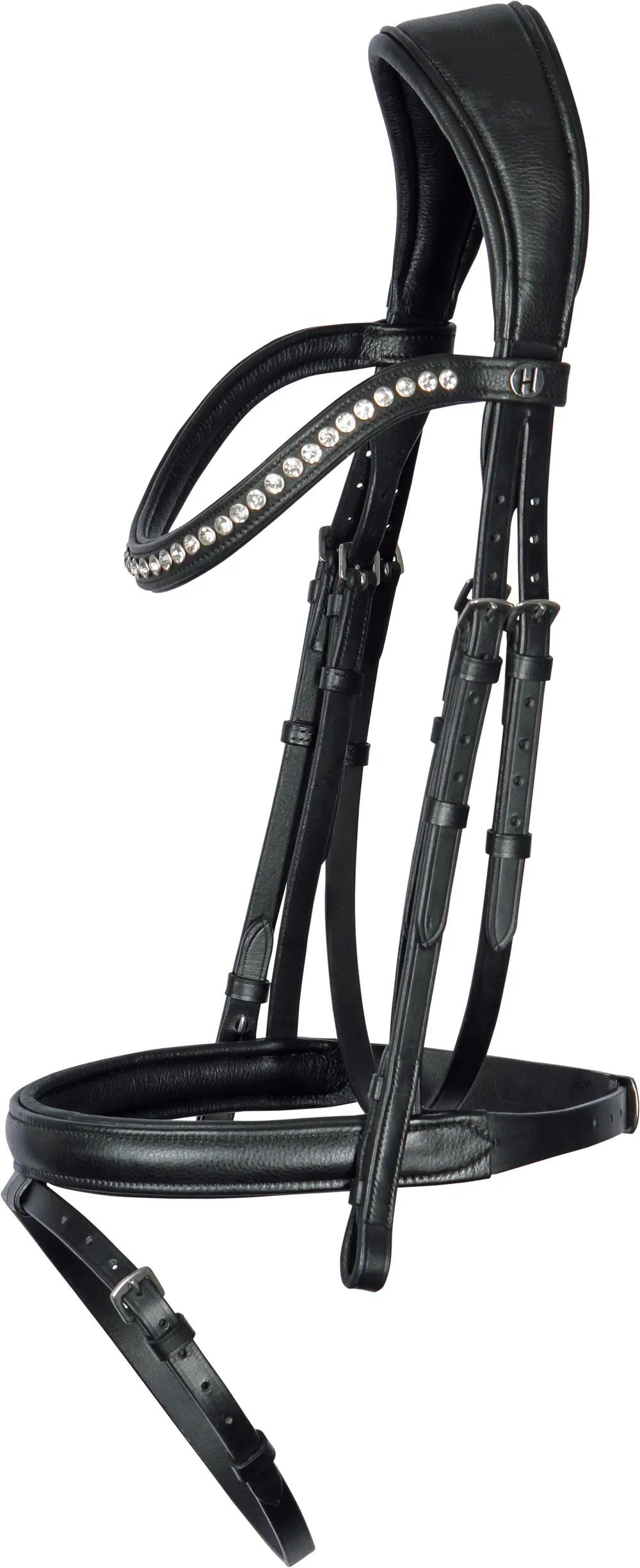 Уздечка для лошади кожаная Nero soft (Harry's Horse Голландия)