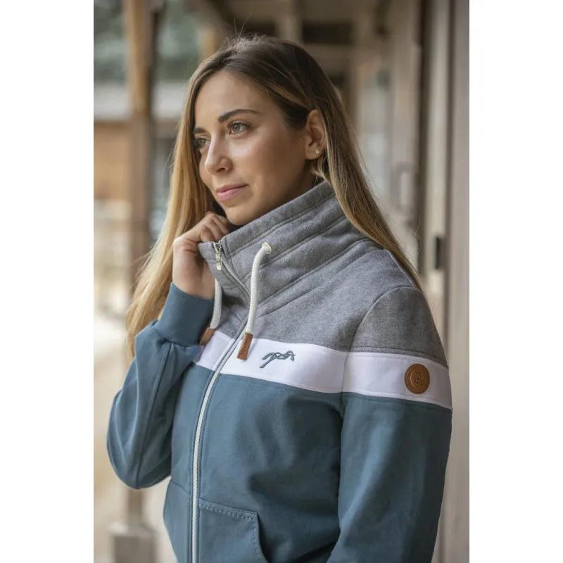 Кофта на молнии PENELOPE “Native” duck blue