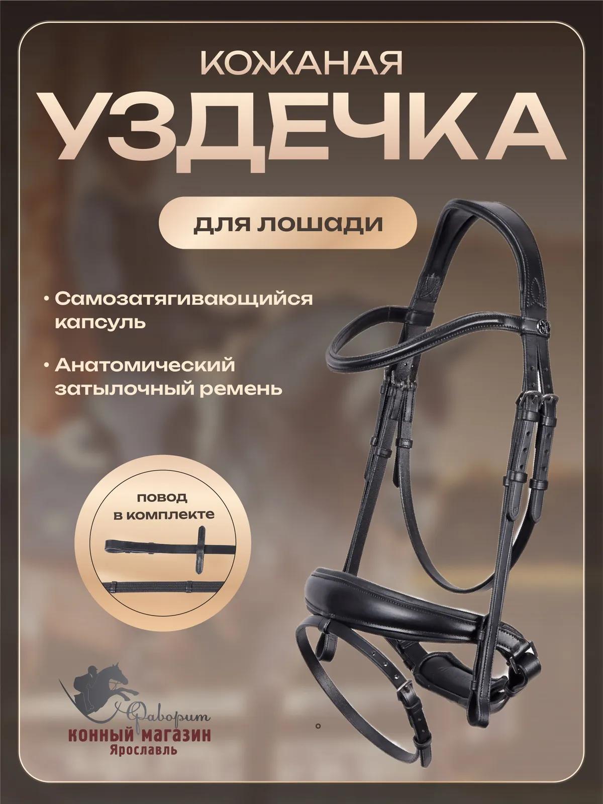 Уздечка для лошади кожаная Elegance, размеры Cob, Full. ( Harry's Horse, Голландия)