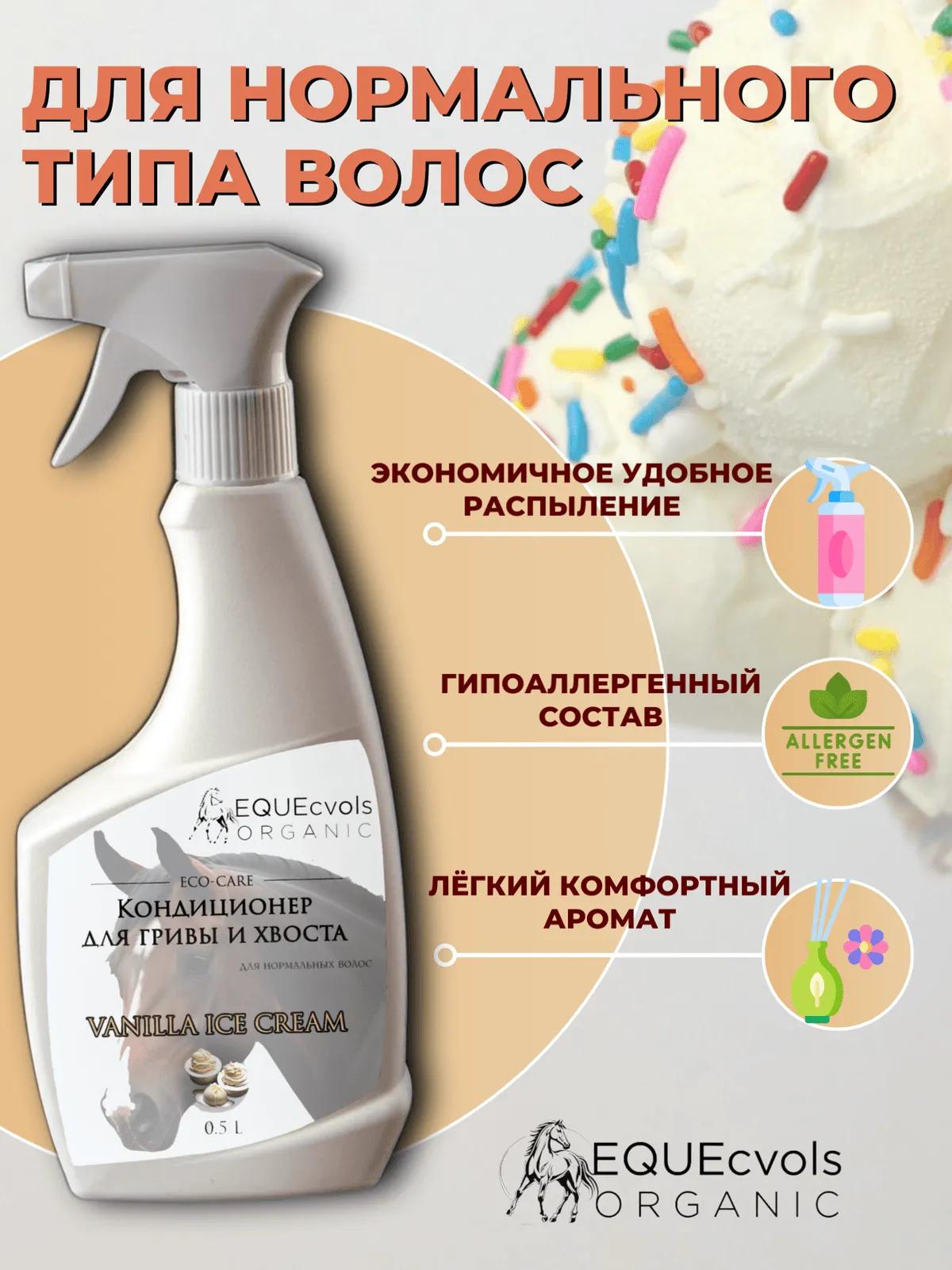 Кондиционер для нормальных волос с ароматом "Ванильное мороженое"