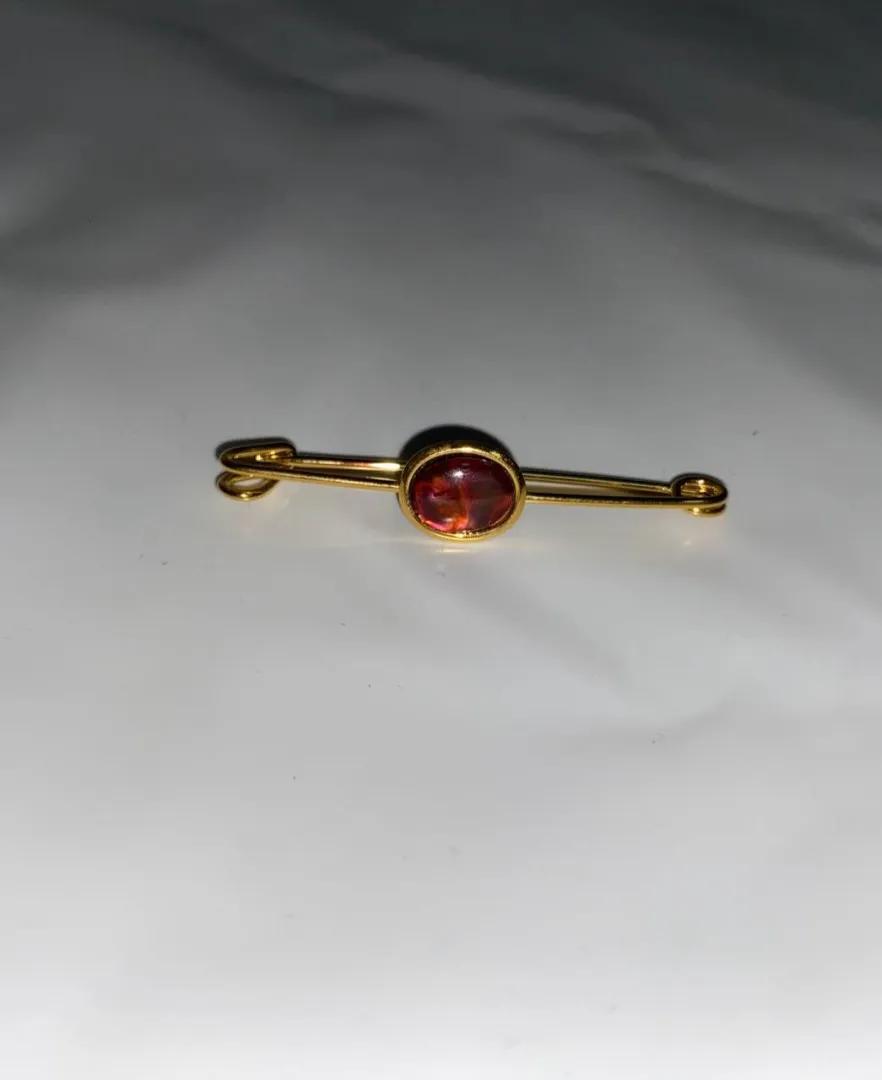 Булавка для галстука «Golg Effect Claret Stone»