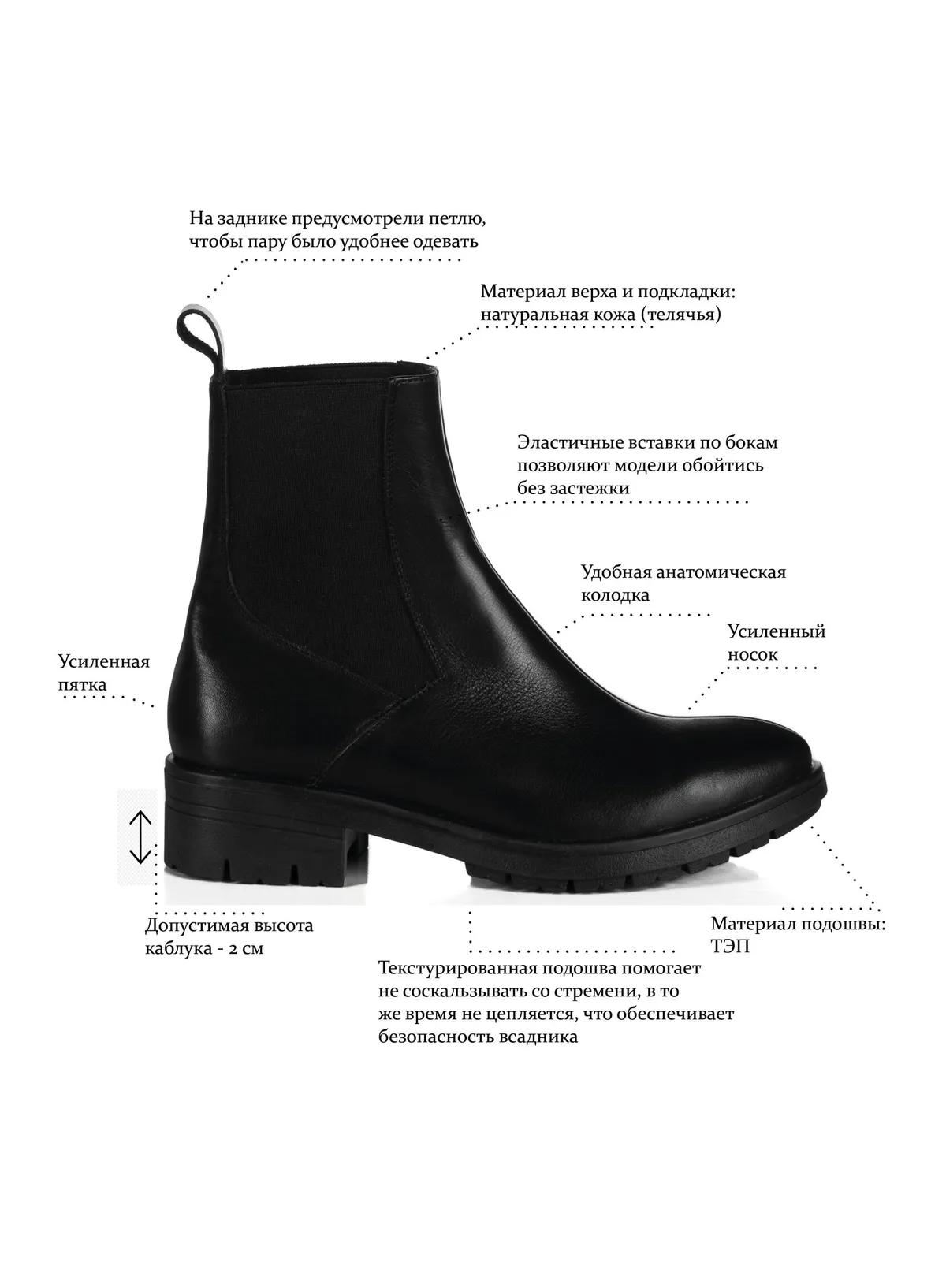 Ботинки Челси для верховой езды