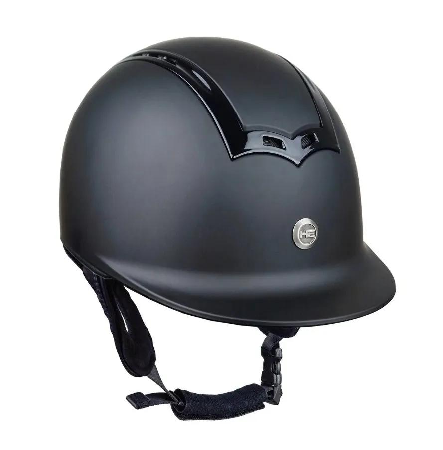 Шлем HE Genius Shiny Black черный M 57-59 см