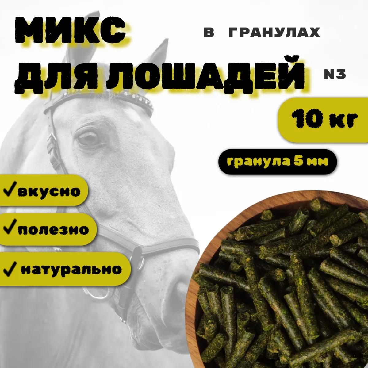 SanGran. Микс для лошадей в гранулах №3