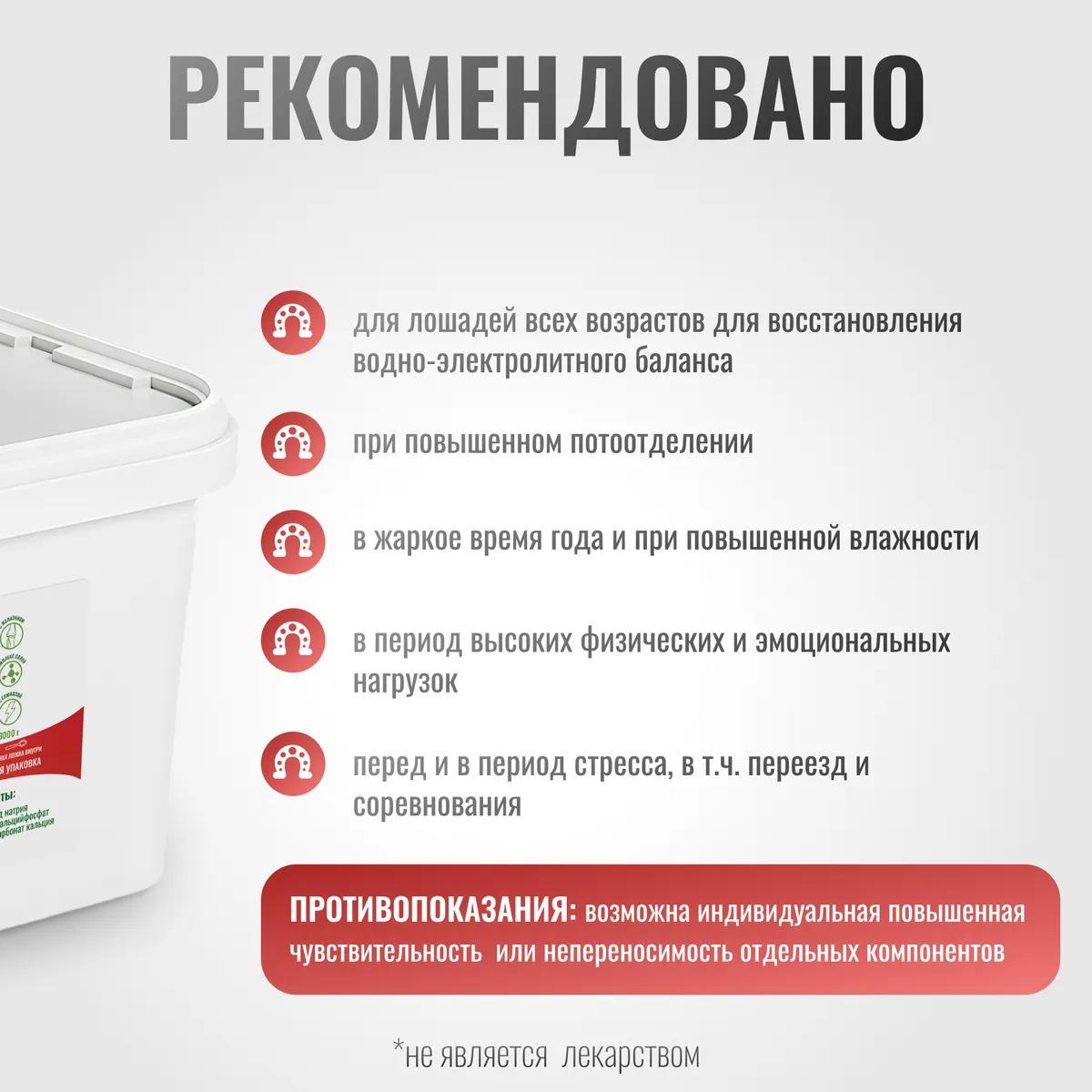 Электролит EnergyPro для лошадей MAXI, 3000 г