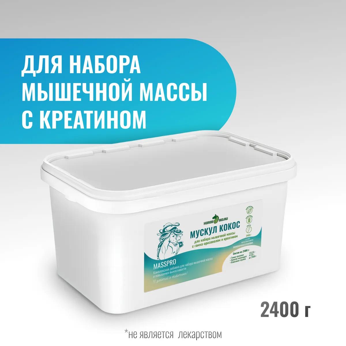 Мускул Кокос MassPro для лошадей MAXI, 2400 г