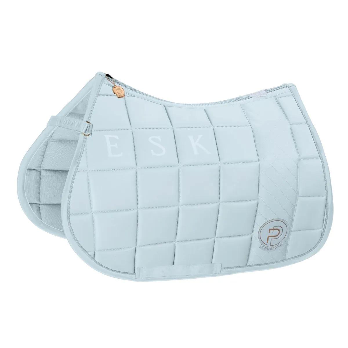 Вальтрап BIG SQUARE FAUX LEATHER ESKADRON, Светло-голубой
