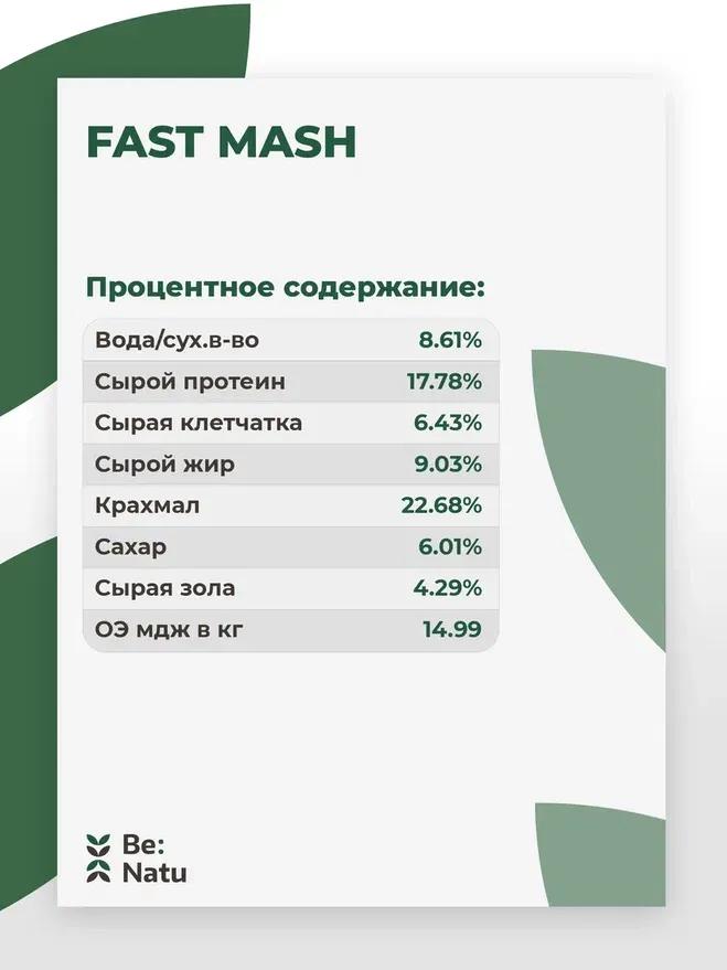 Be:Natu Fast mash 1 кг.