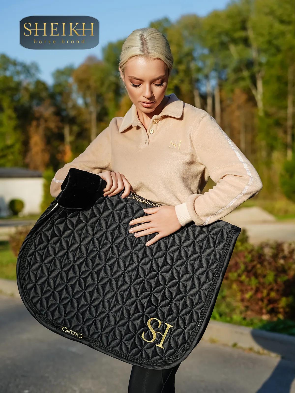 Вальтрап конкурный SHEIKH HORSE BRAND, коллекция ORIENTAL, цвет черный
