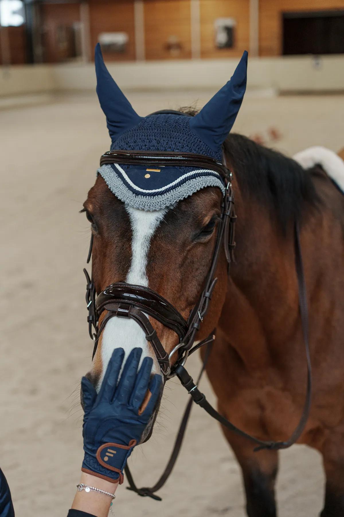 Перчатки HorseFactor синие