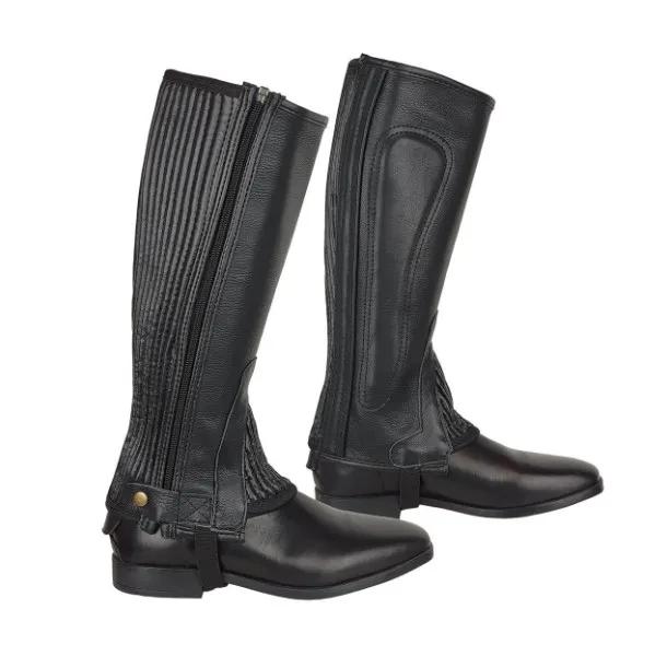 Краги York Emin кожаные черные 40/31