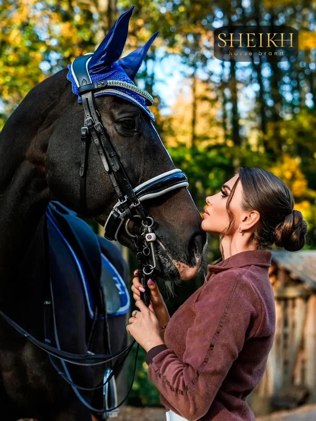 Флисовая кофта SHEIKH HORSE BRAND, цвет коричневый, размер 44 (M)