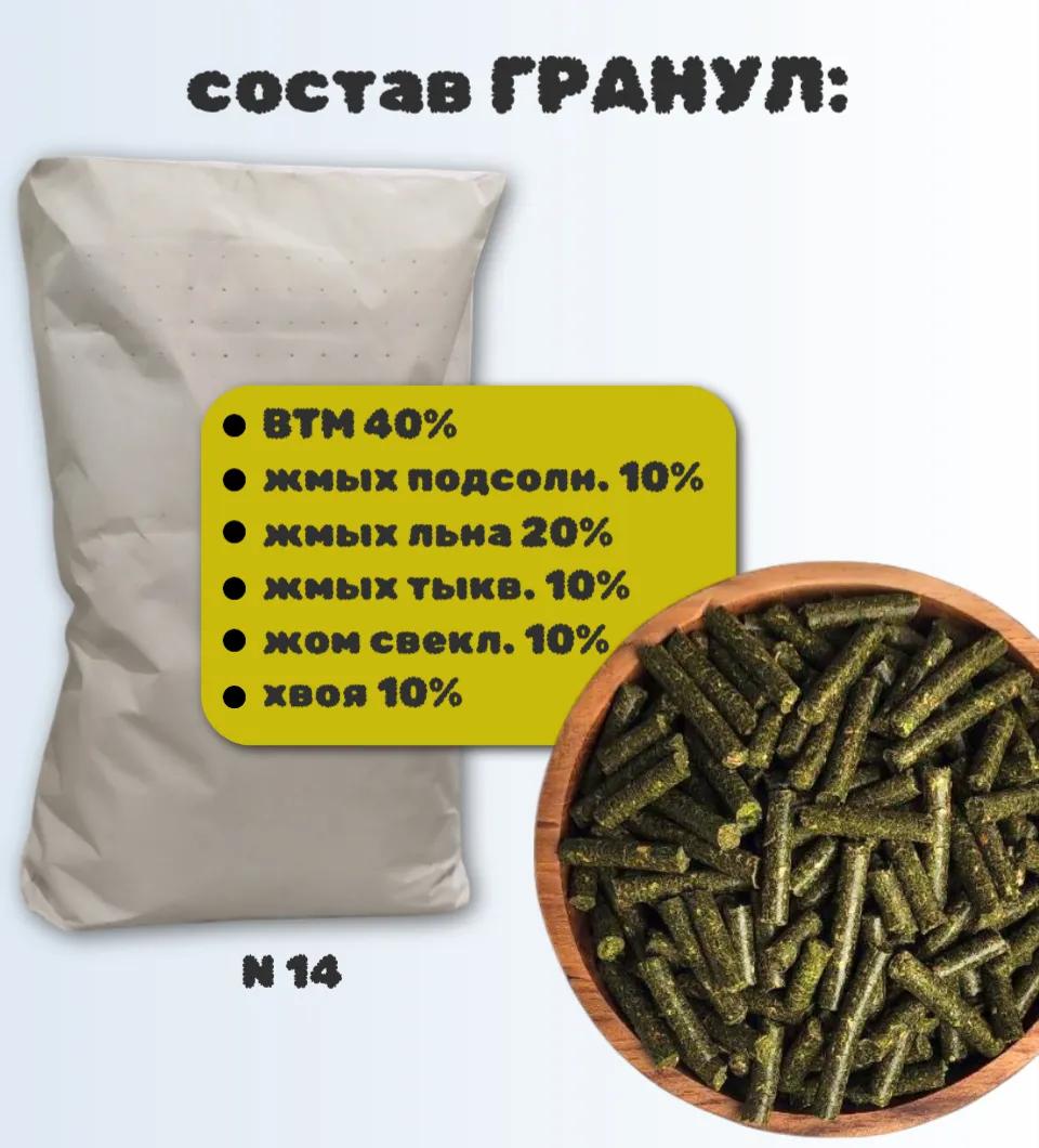 SanGran. Микс для лошадей в гранулах №14