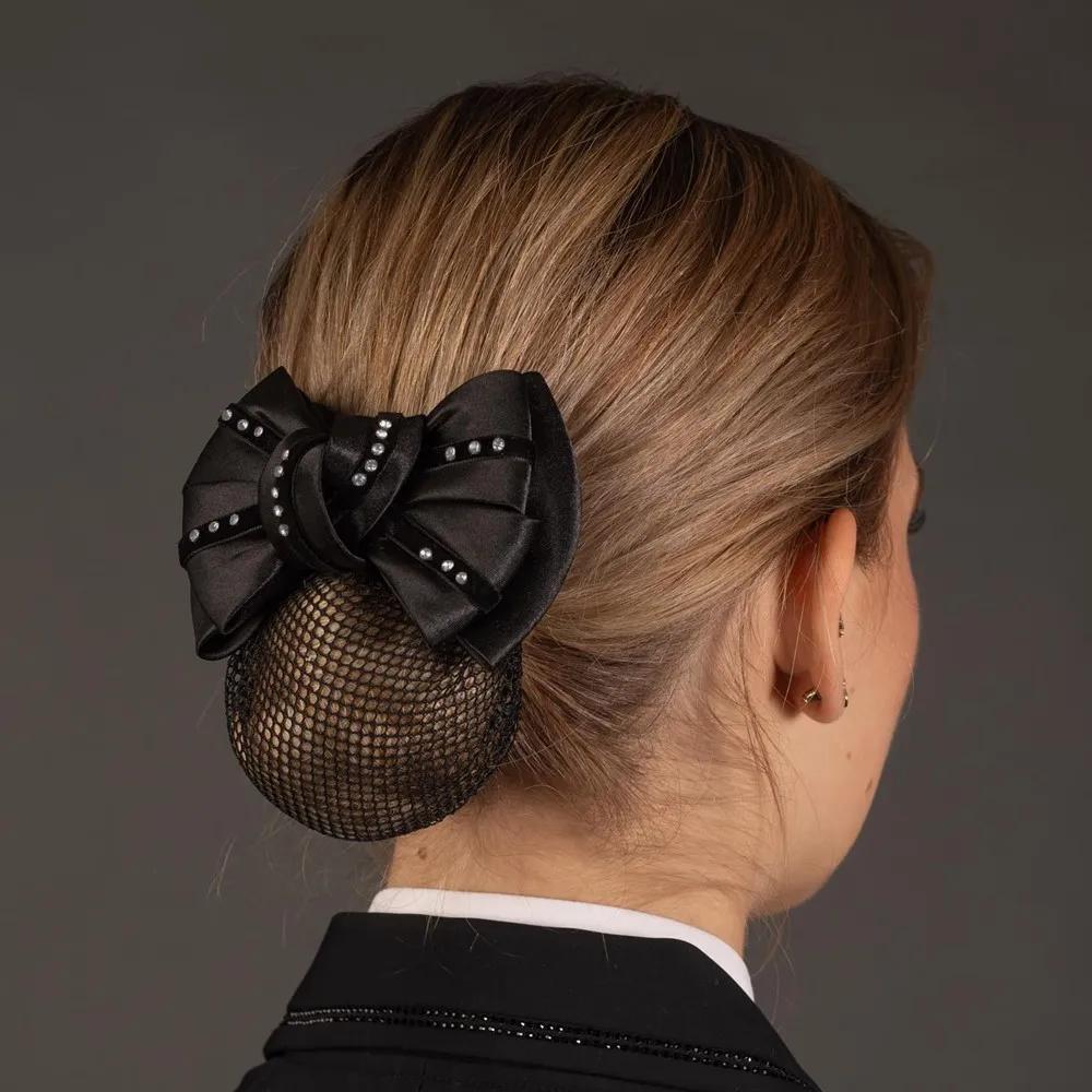 Заколка-бант Strass Black