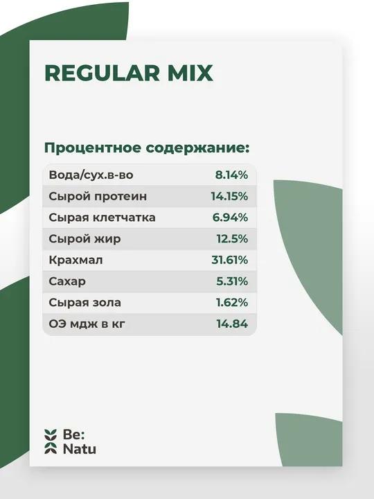 Корм Be:Natu д/лошадей Regular mix 20кг