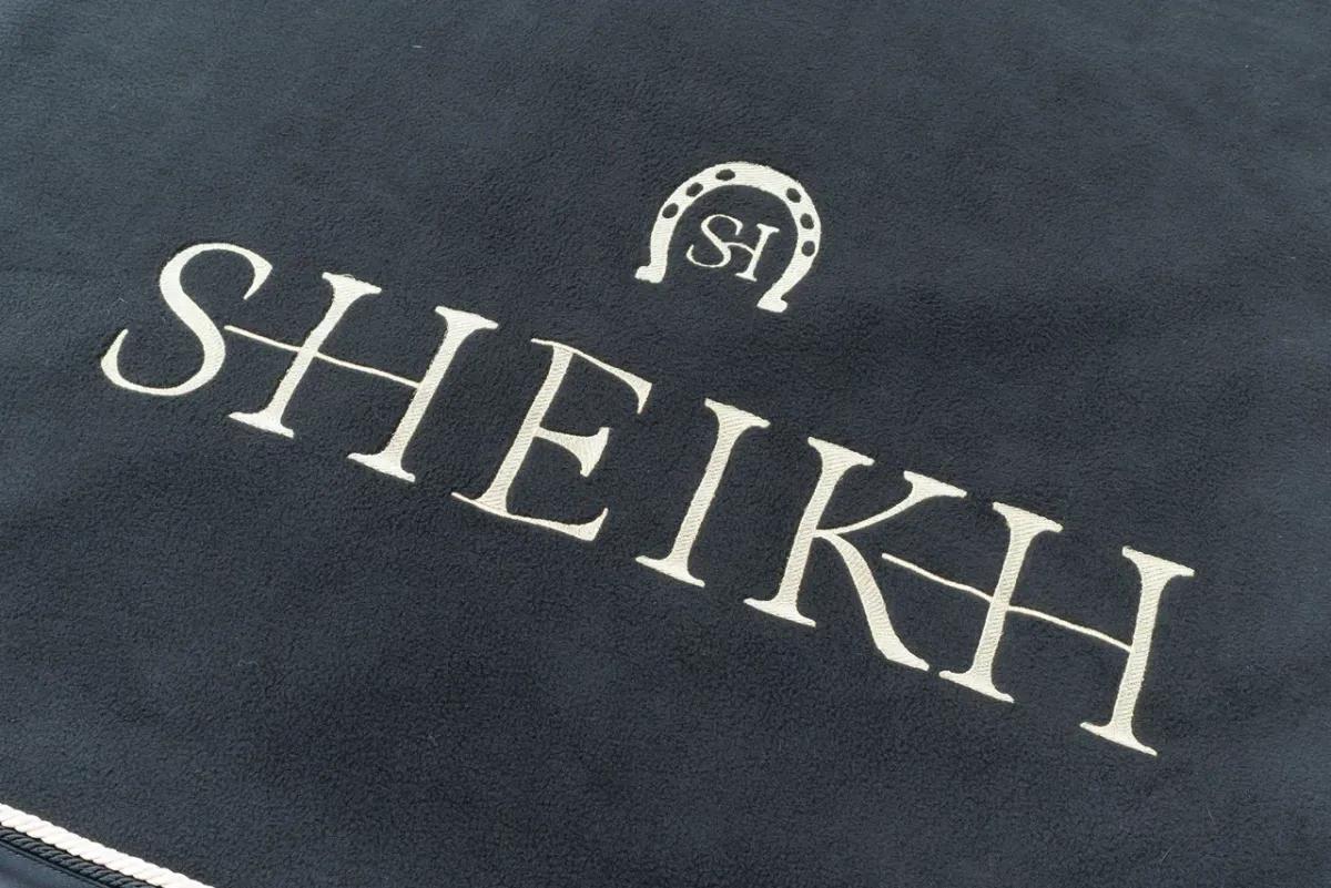 Попона SHEIKH HORSE BRAND, коллекция ORIENTAL, цвет черный, р-р 155