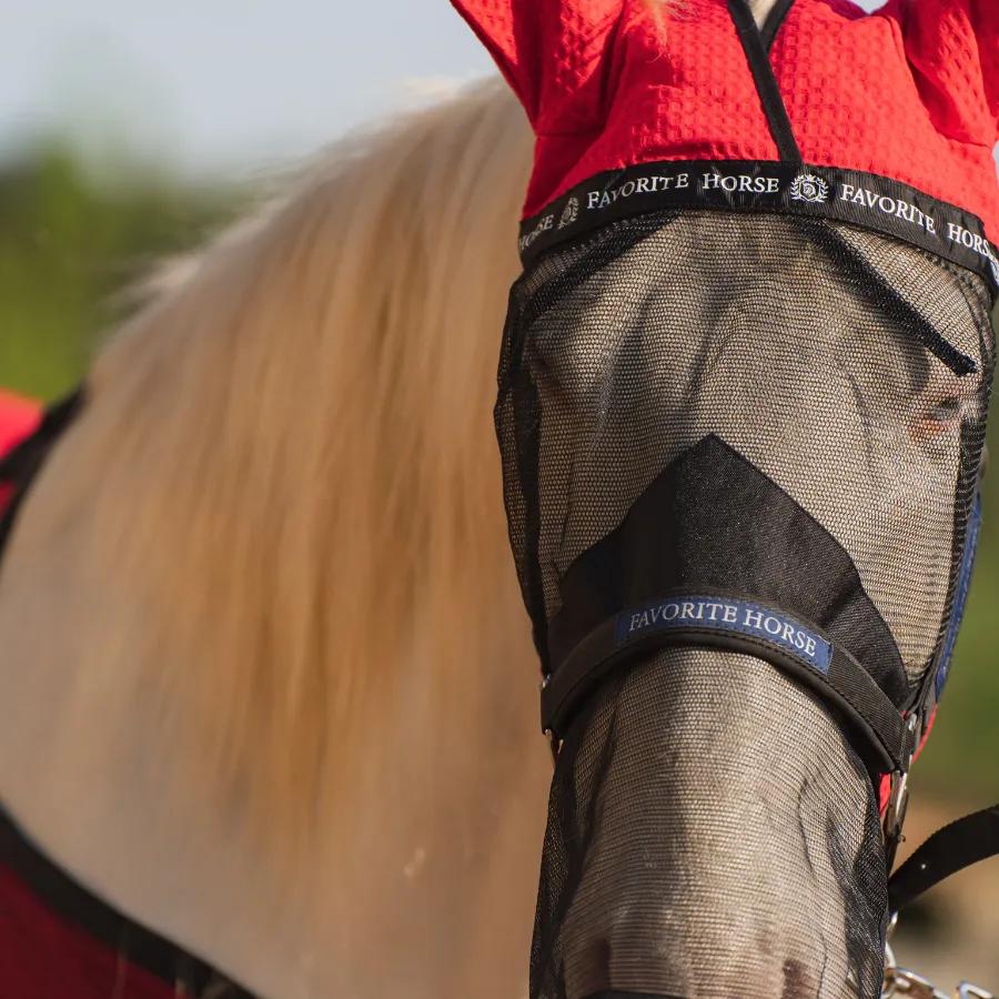 Маска антимоскитная FAVORITE HORSE (красная)