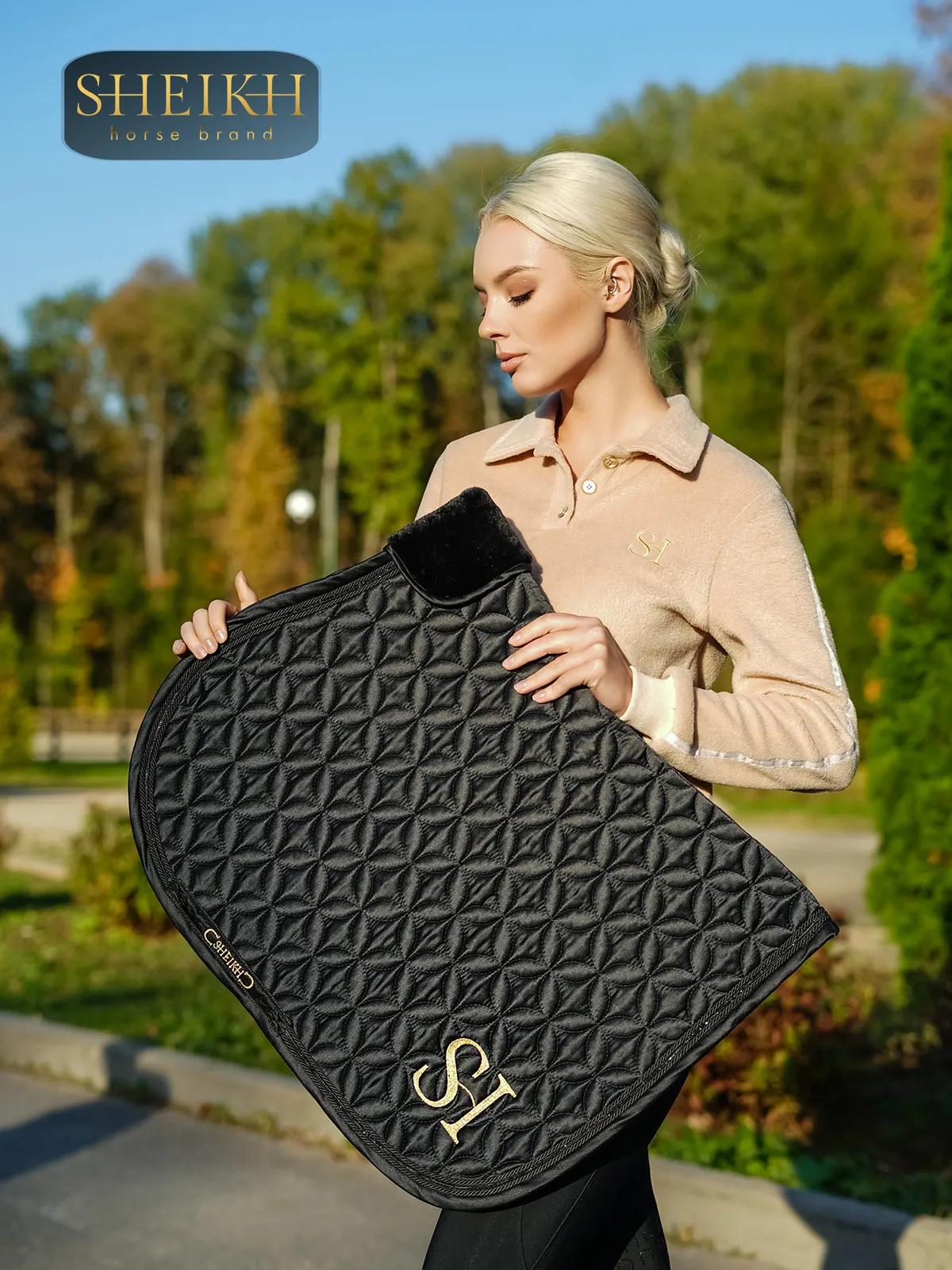 Вальтрап конкурный SHEIKH HORSE BRAND, коллекция ORIENTAL, цвет черный
