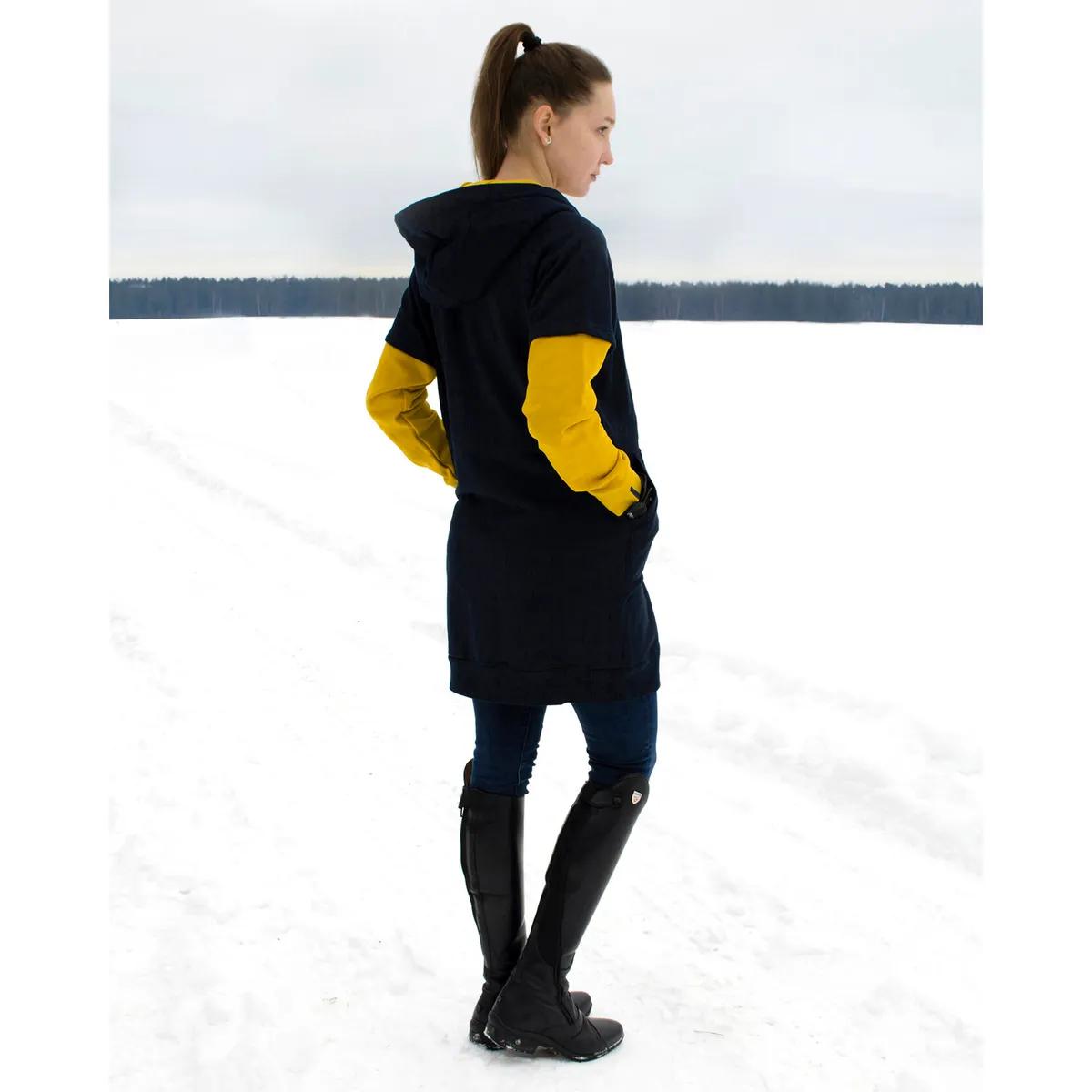 Удлинённая толстовка No Cold. 