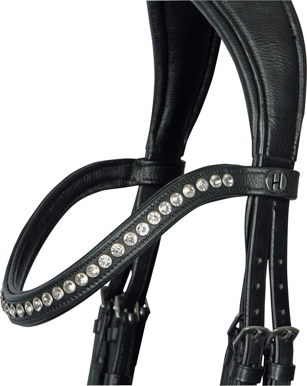 Уздечка для лошади кожаная Nero soft (Harry's Horse Голландия)