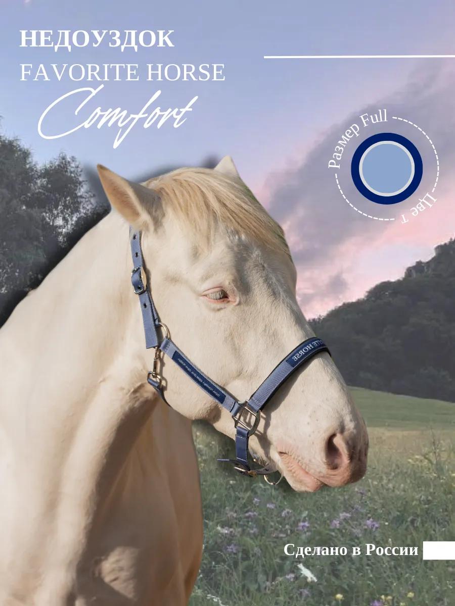 Недоуздок FAVORITE HORSE Comfort (голубой)