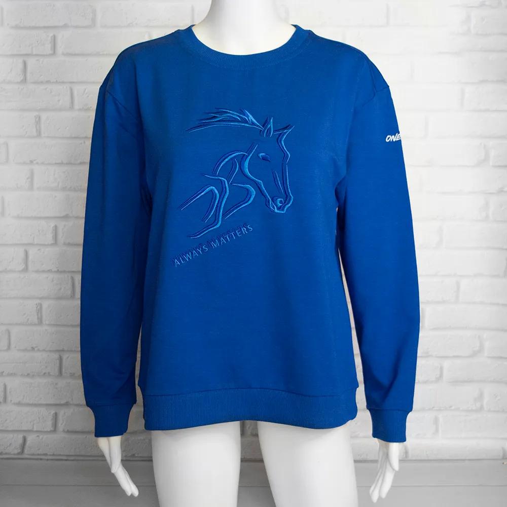 Свитшот Jumping. Blue. M