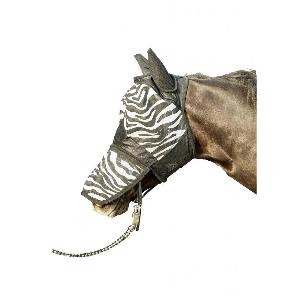 Маска от мух с защитой носа -Zebra-