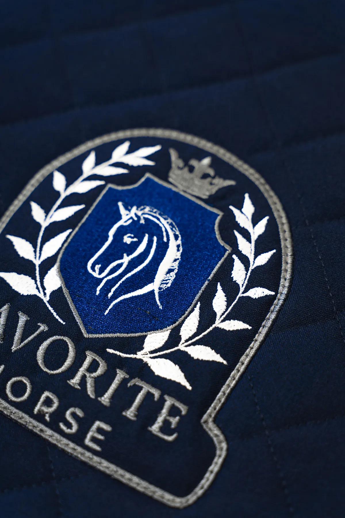 Вальтрап выездковый FAVORITE HORSE Сomfort (на лошадь, тёмно-синий)
