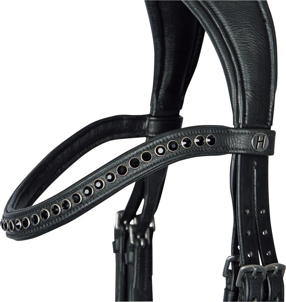 Уздечка для лошади кожаная Nero soft (Harry's Horse Голландия)