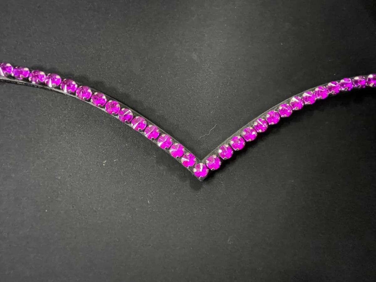 Налобник 💎 Crystal V Fuchsia