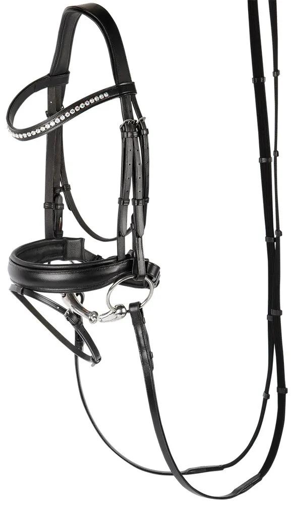 Уздечка для лошади кожаная Allegro, размеры Cob, Full ( Harry's Horse, Голландия)
