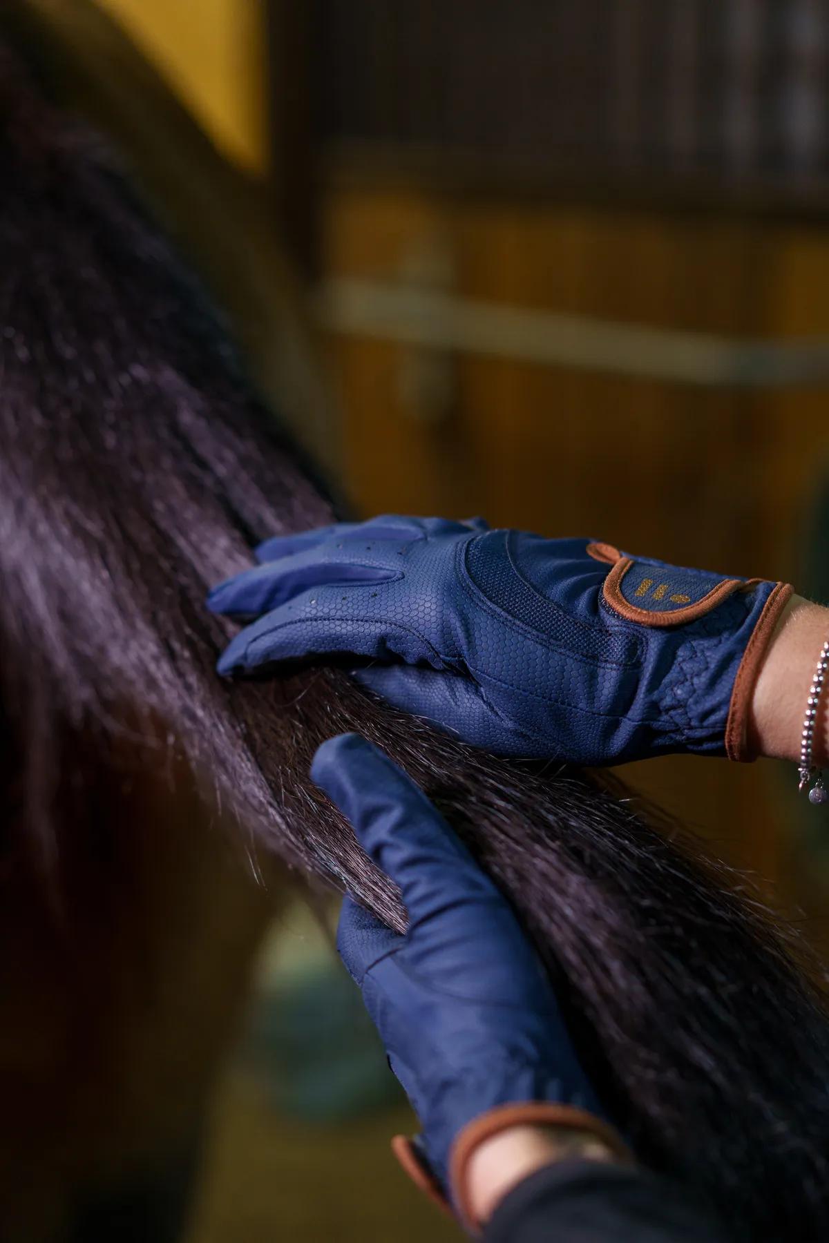 Перчатки HorseFactor синие