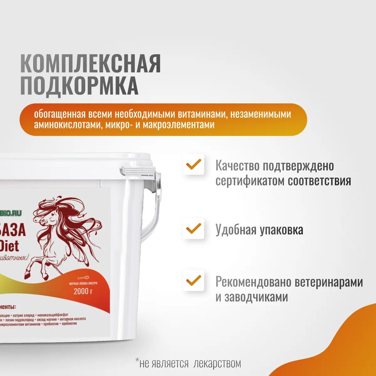 "ЭквиБаза HD" VitaPro для лошадей, 2000 г