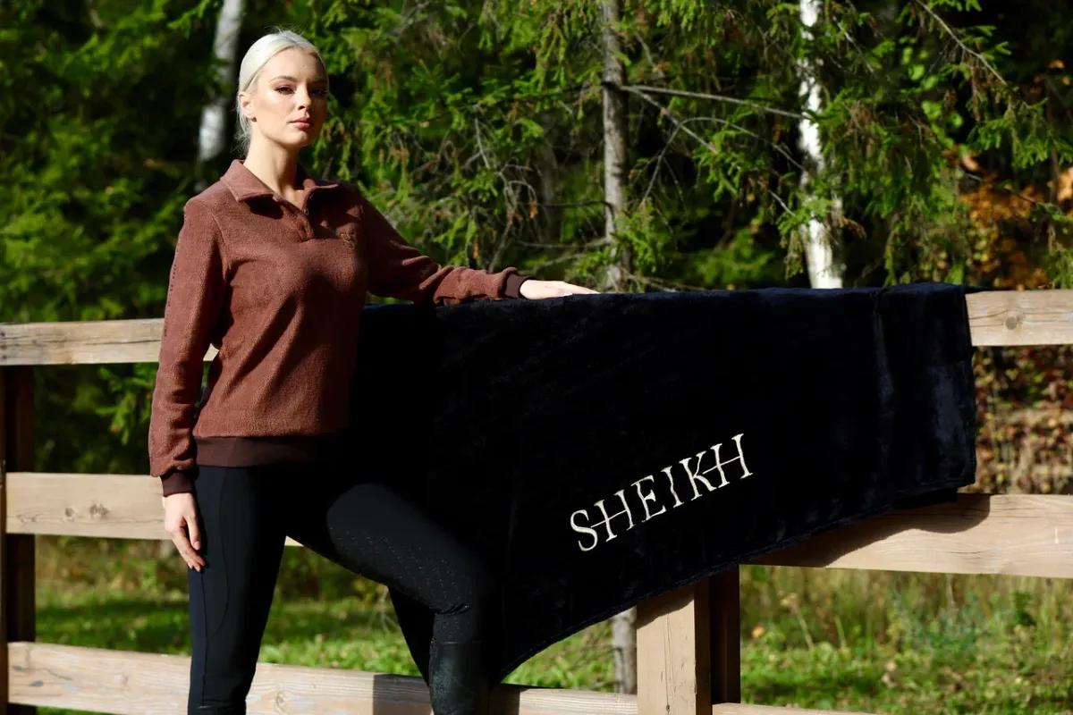 Плед SHEIKH HORSE BRAND, цвет черный