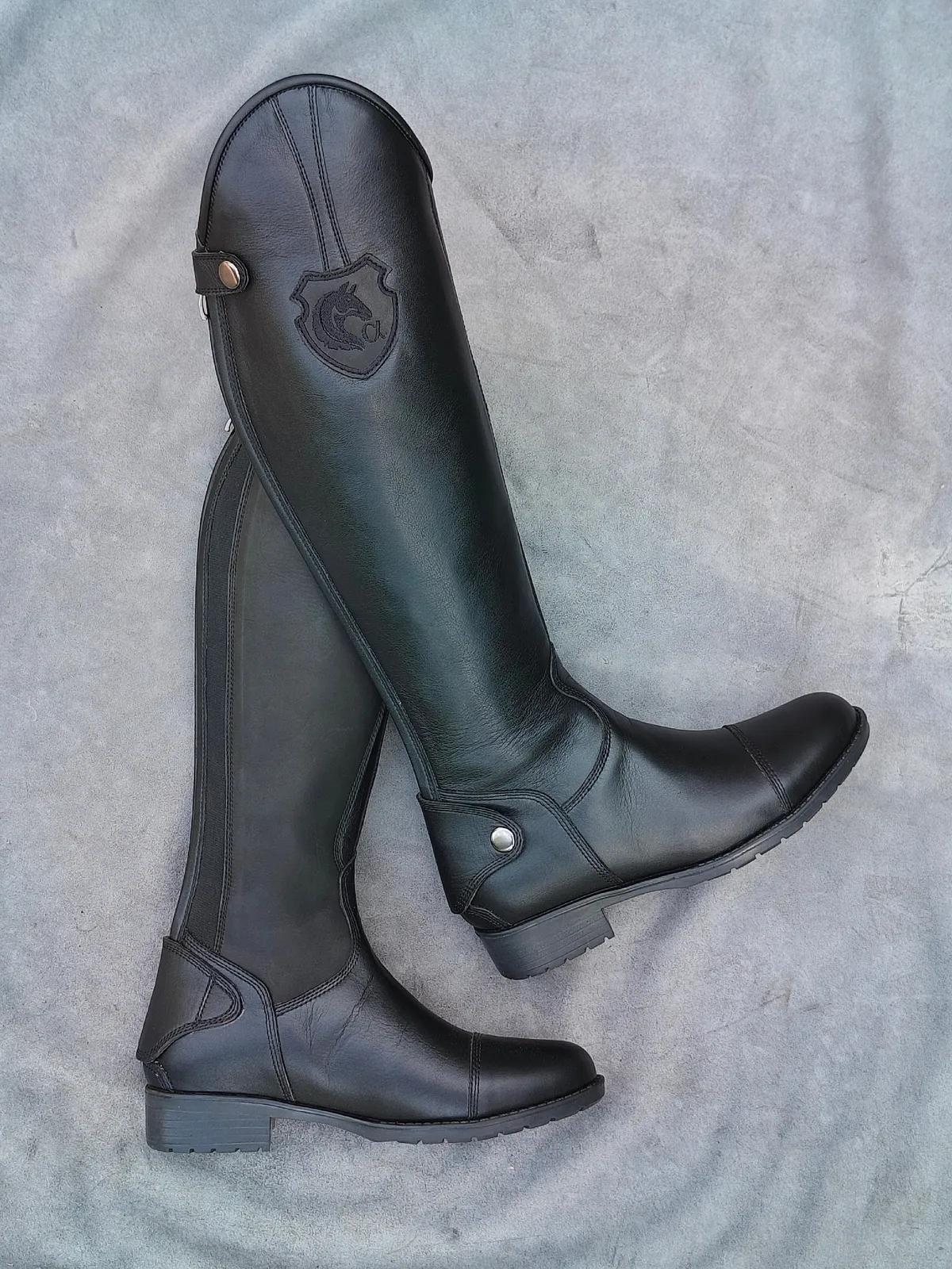 Сапоги Альфа «SHOES” Классика черные