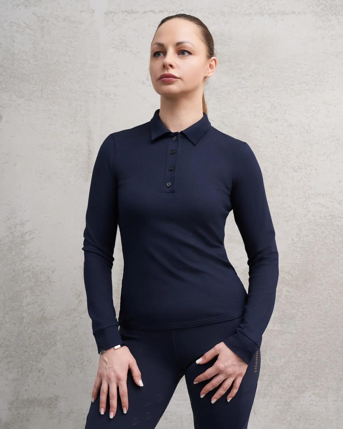 Лонгслив NM azul
