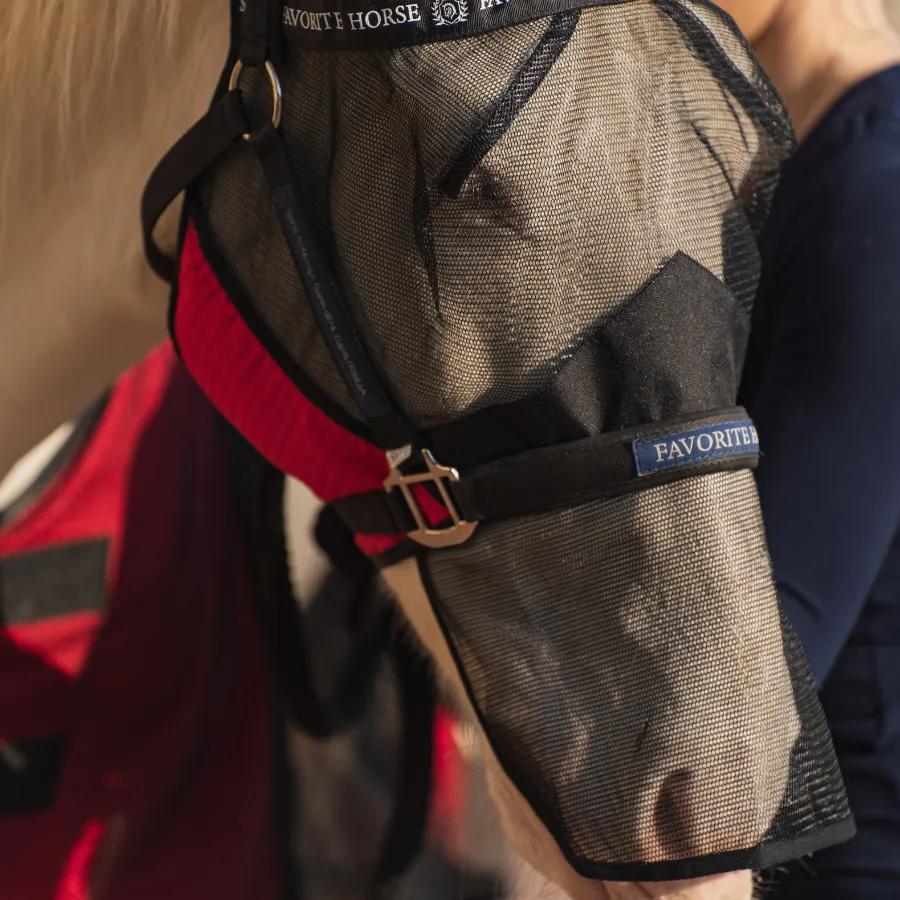 Маска антимоскитная FAVORITE HORSE (красная)