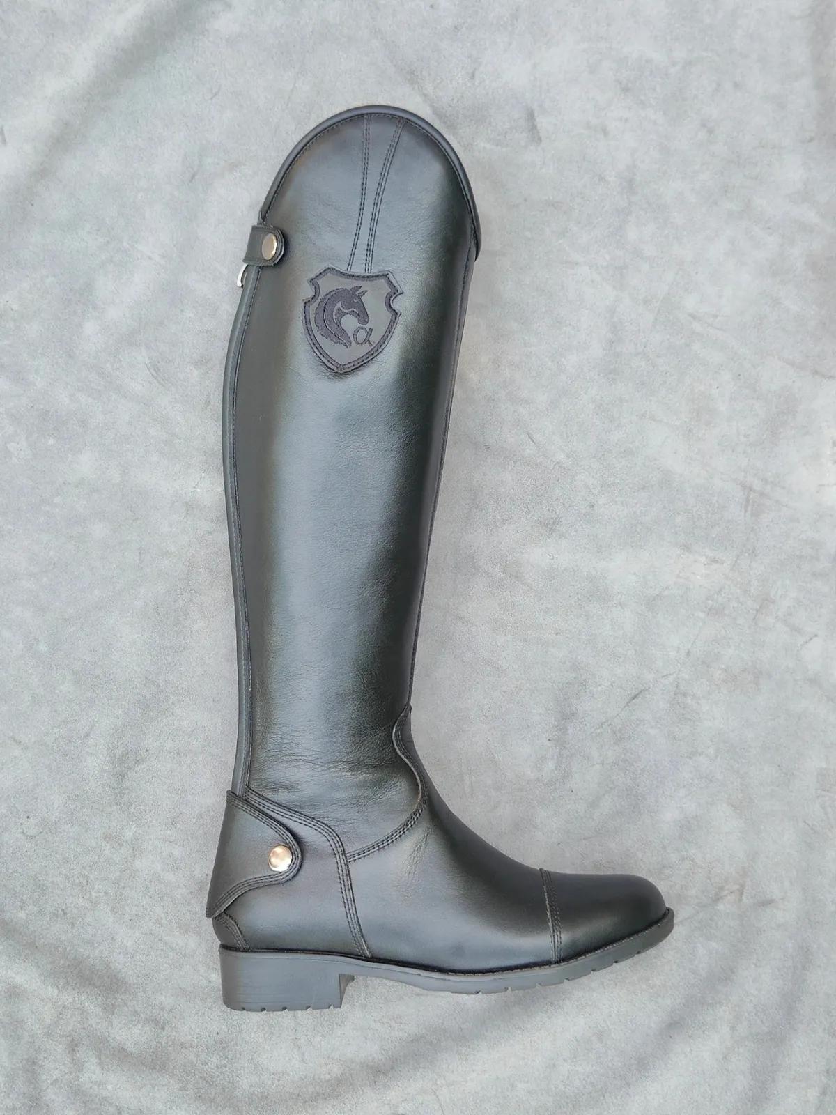 Сапоги Альфа «SHOES” Классика черные