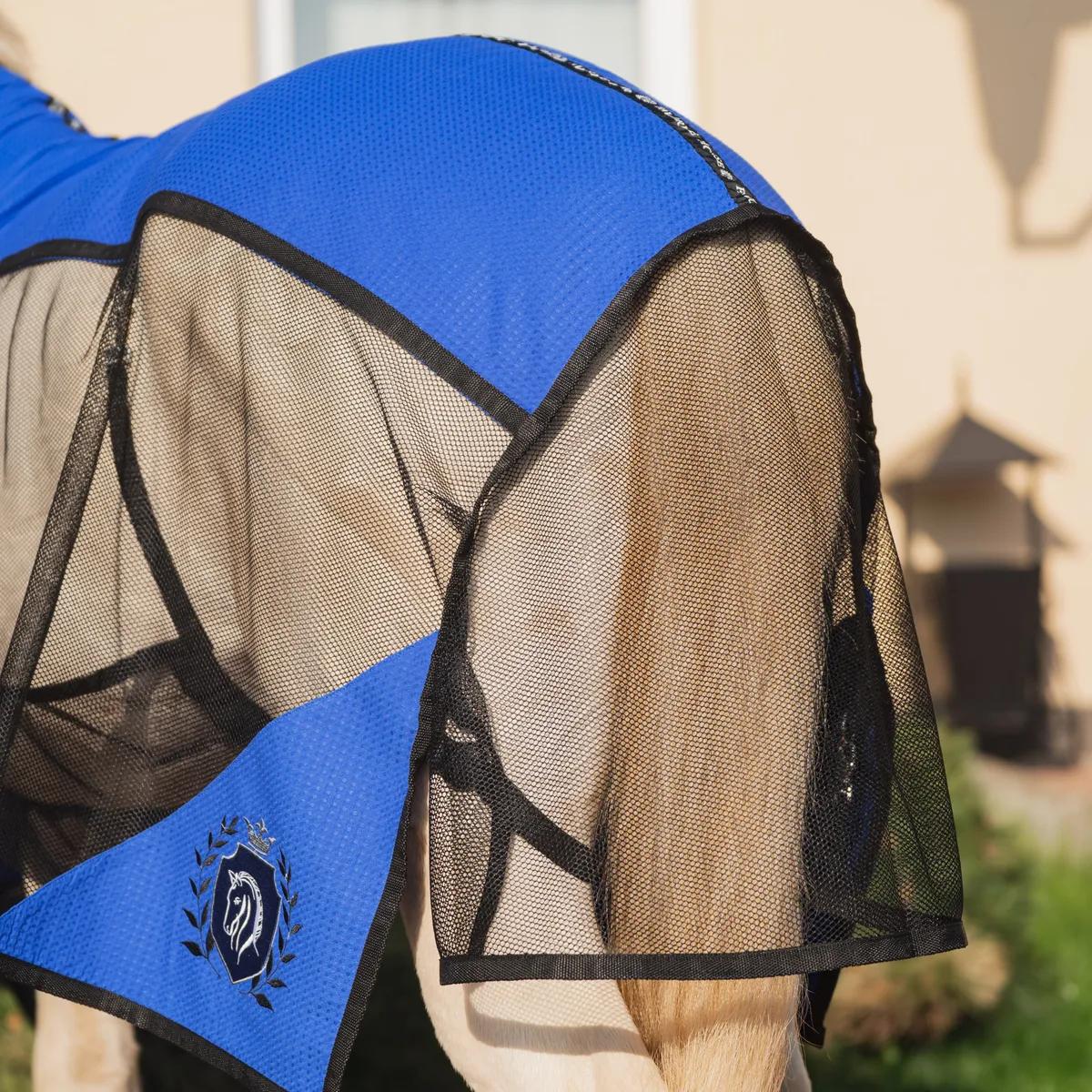 Попона антимоскитная FAVORITE HORSE Ultra-Light (синяя)