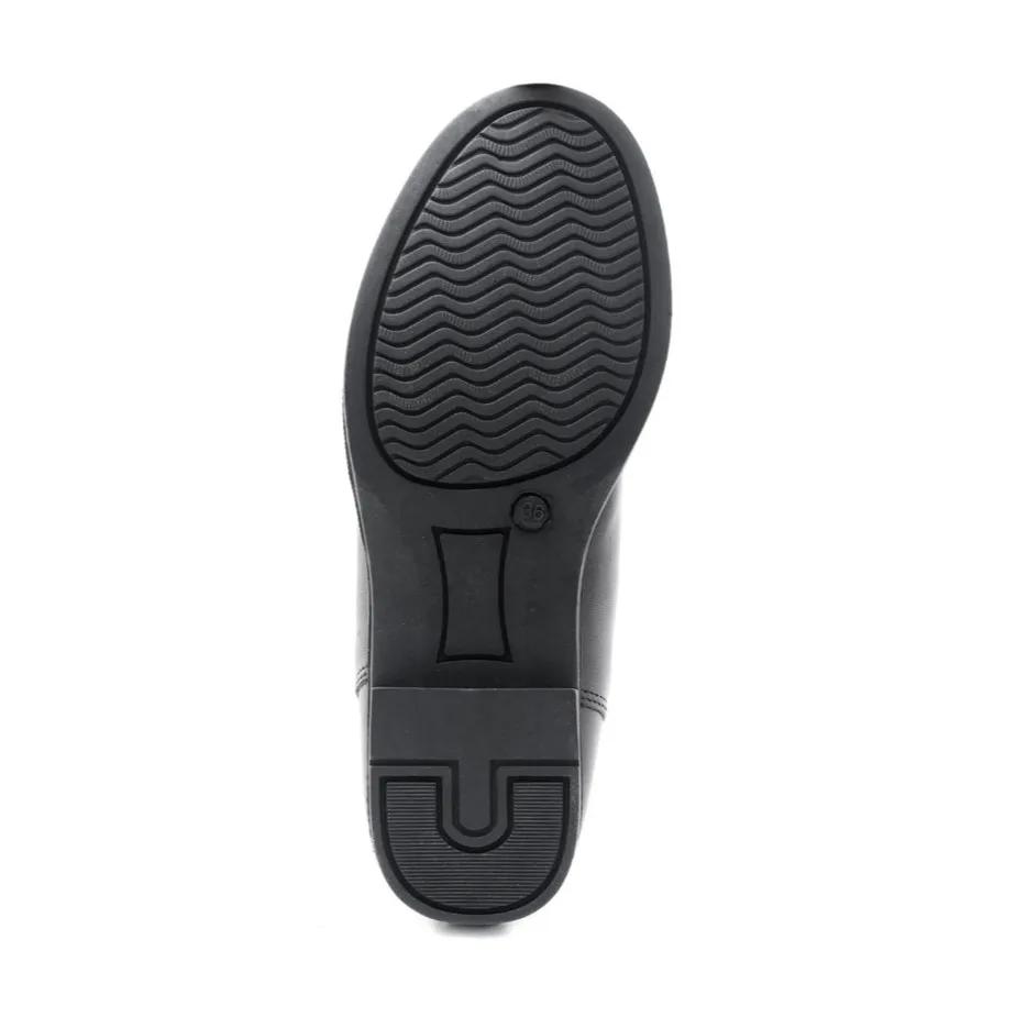 Ботинки York Negro Chelsea кожанные, черные, 38