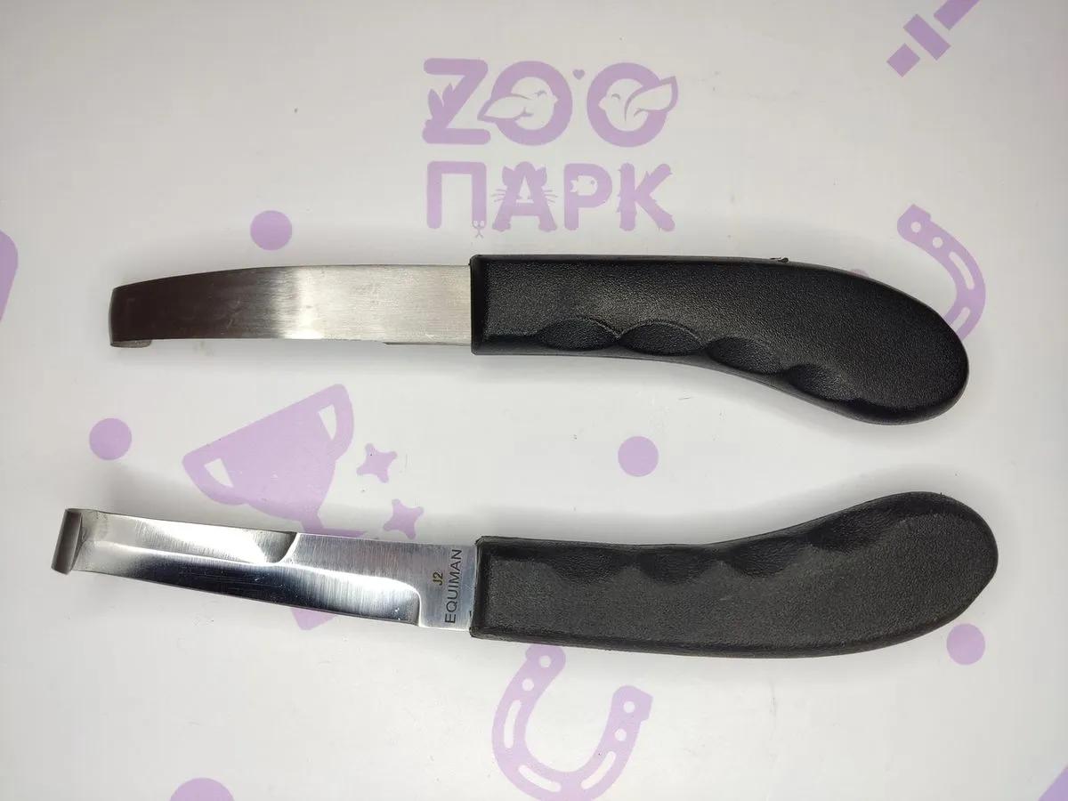 Нож копытный двухстороннее загнутое лезвие, японская сталь