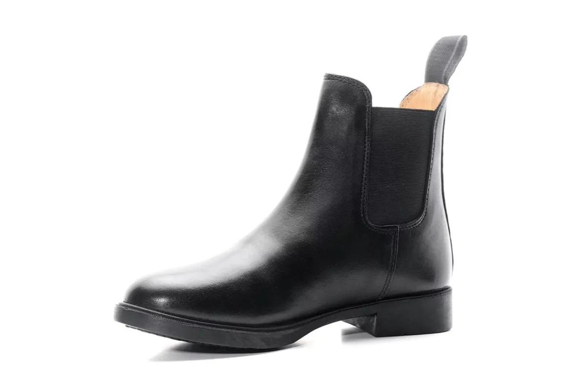 Ботинки York Negro Chelsea кожанные, черные, 38